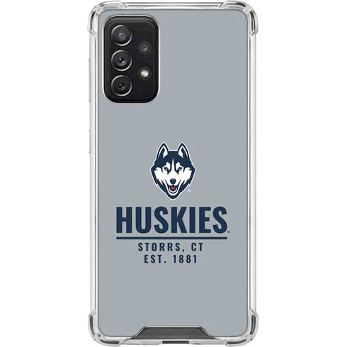University of Connecticut Huskies Est 1881 Galaxy A72 5G Clear Case